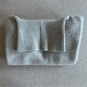 Babaton Wool Cashmere Blend Turtleneck (Light Grey, M)